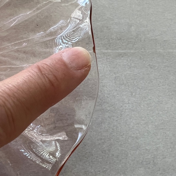 Pink Depression Glass Bon Bon  or Petits Fours Serving Dish - Picture 6 of 6